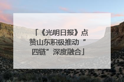 《光明日报》点赞山东积极推动“四链”深度融合