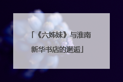 《六姊妹》与淮南新华书店的邂逅