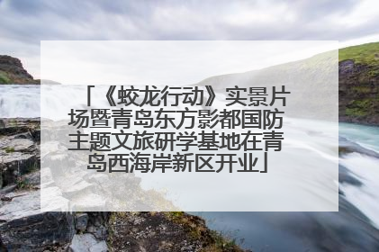 《蛟龙行动》实景片场暨青岛东方影都国防主题文旅研学基地在青岛西海岸新区开业