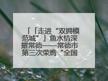 「走进“双拥模范城”」鱼水情深耀常德——常德市第三次荣膺“全国双拥模范城”