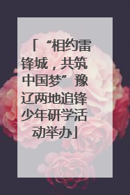 “相约雷锋城，共筑中国梦”豫辽两地追锋少年研学活动举办