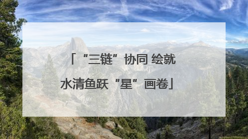 “三链”协同 绘就水清鱼跃“星”画卷