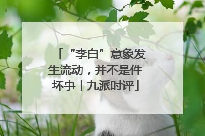 “李白”意象发生流动，并不是件坏事丨九派时评