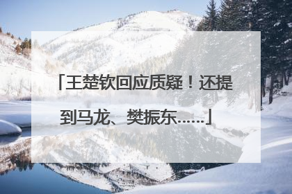 王楚钦回应质疑！还提到马龙、樊振东……