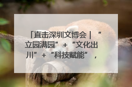 直击深圳文博会｜“立园满园”+“文化出川”+“科技赋能”，成都传媒发布三大文创领域合作清单