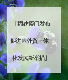 福建厦门发布促进内外贸一体化发展新举措