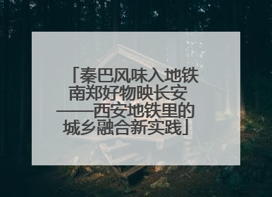 秦巴风味入地铁 南郑好物映长安——西安地铁里的城乡融合新实践