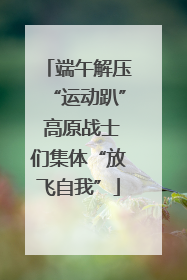 端午解压“运动趴” 高原战士们集体“放飞自我”