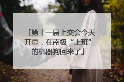 第十一届上交会今天开幕，在南极“上班”的机器狗回来了