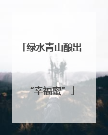 绿水青山酿出“幸福蜜”