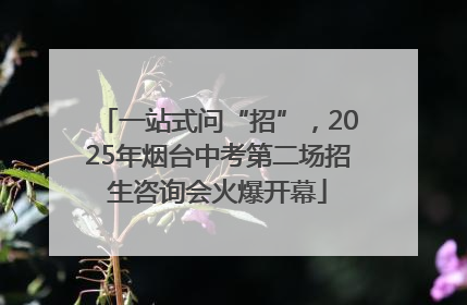 一站式问“招”，2025年烟台中考第二场招生咨询会火爆开幕