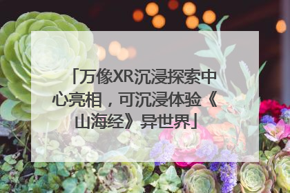 万像XR沉浸探索中心亮相，可沉浸体验《山海经》异世界
