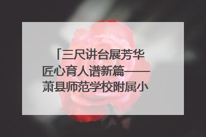三尺讲台展芳华 匠心育人谱新篇——萧县师范学校附属小学第十三届班主任基本功大赛圆满举办