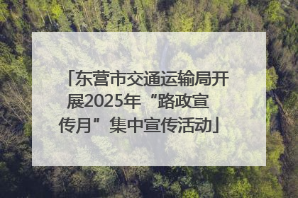 东营市交通运输局开展2025年“路政宣传月”集中宣传活动