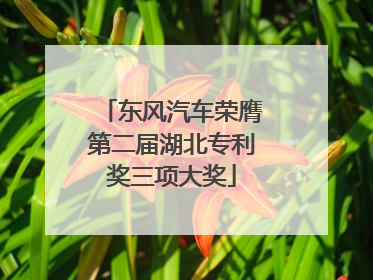 东风汽车荣膺第二届湖北专利奖三项大奖