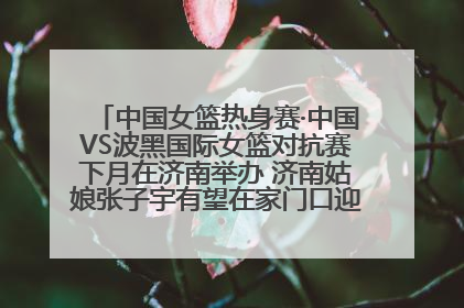 中国女篮热身赛·中国VS波黑国际女篮对抗赛下月在济南举办 济南姑娘张子宇有望在家门口迎来国家队首秀