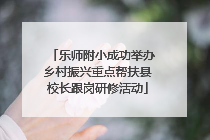 乐师附小成功举办乡村振兴重点帮扶县校长跟岗研修活动