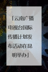 云南广播电视台国际传播计划发布活动在昆明举办