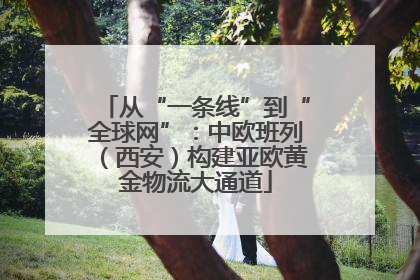 从“一条线”到“全球网”：中欧班列（西安）构建亚欧黄金物流大通道