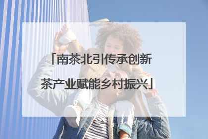 南茶北引传承创新 茶产业赋能乡村振兴