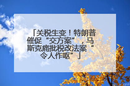 关税生变！特朗普催促“交方案”，马斯克痛批税改法案“令人作呕”