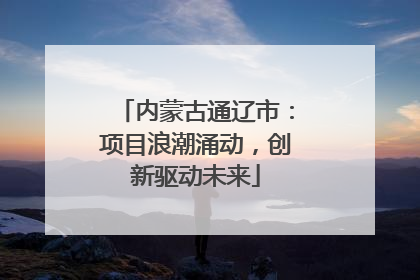内蒙古通辽市：项目浪潮涌动，创新驱动未来