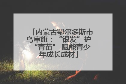 内蒙古鄂尔多斯市乌审旗：“银发”护“青苗” 赋能青少年成长成材