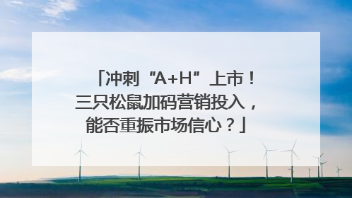 冲刺“A+H”上市！三只松鼠加码营销投入，能否重振市场信心？