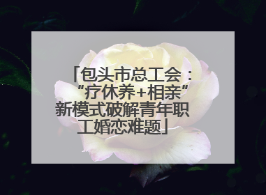 包头市总工会：“疗休养+相亲”新模式破解青年职工婚恋难题