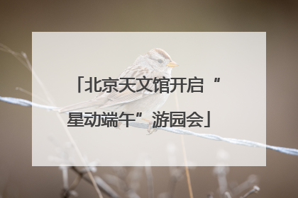 北京天文馆开启“星动端午”游园会