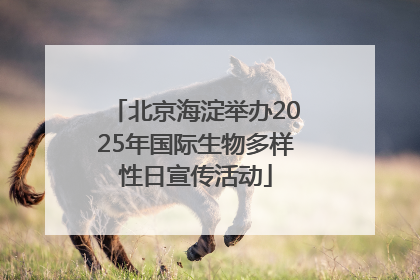 北京海淀举办2025年国际生物多样性日宣传活动