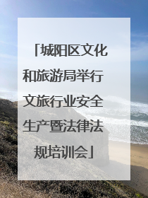 城阳区文化和旅游局举行文旅行业安全生产暨法律法规培训会