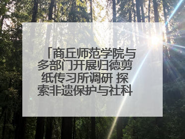 商丘师范学院与多部门开展归德剪纸传习所调研 探索非遗保护与社科研究融合新路径