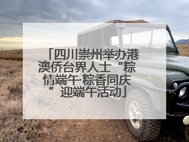 四川崇州举办港澳侨台界人士“粽情端午·粽香同庆”迎端午活动