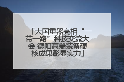 大国重器亮相“一带一路”科技交流大会 德阳高端装备硬核成果彰显实力