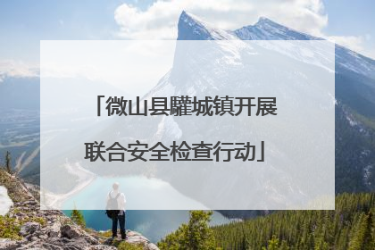 微山县驩城镇开展联合安全检查行动