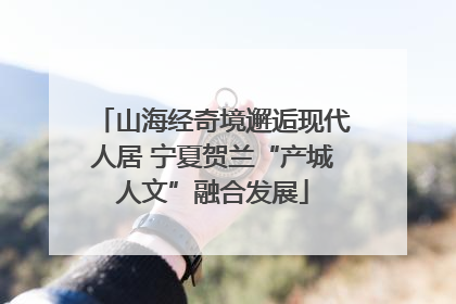 山海经奇境邂逅现代人居 宁夏贺兰“产城人文”融合发展