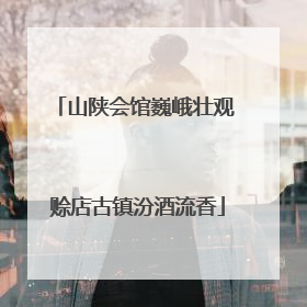 山陕会馆巍峨壮观 赊店古镇汾酒流香