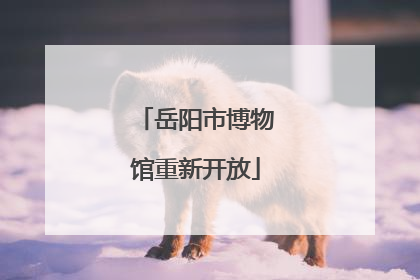 岳阳市博物馆重新开放