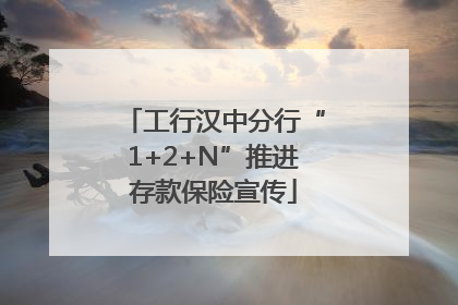 工行汉中分行“1+2+N”推进存款保险宣传