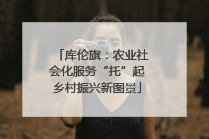 库伦旗：农业社会化服务“托”起乡村振兴新图景