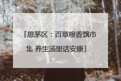 思茅区：百草根香飘市集 养生汤里话安康