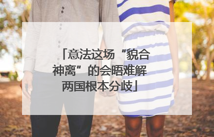 意法这场“貌合神离”的会晤难解两国根本分歧