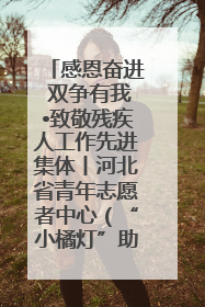 感恩奋进 双争有我•致敬残疾人工作先进集体丨河北省青年志愿者中心（“小橘灯”助残接力计划实施团队）：用温暖陪伴，守护特殊孩子成长
