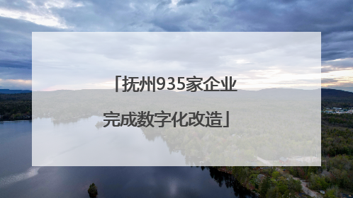 抚州935家企业完成数字化改造