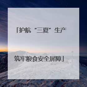 护航“三夏”生产 筑牢粮食安全屏障