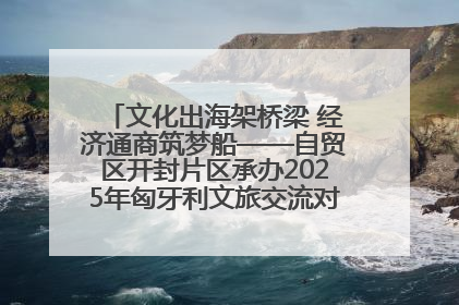 文化出海架桥梁 经济通商筑梦船——自贸区开封片区承办2025年匈牙利文旅交流对接活动专场