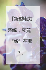 新型电力系统，究竟“新”在哪？