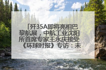 歼35A即将亮相巴黎航展，中航工业沈阳所首席专家王永庆接受《环球时报》专访：未来数量可以有很多