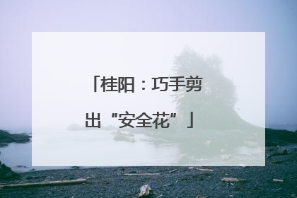 桂阳：巧手剪出“安全花”